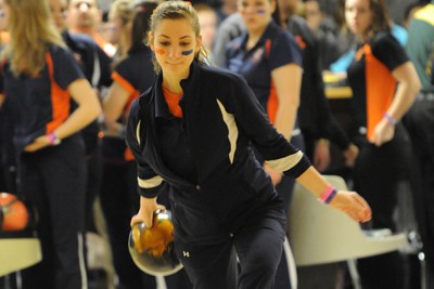 girl bowling