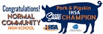 Normal Community High School Wins Inaugural Pork & Pigskins State Championship!