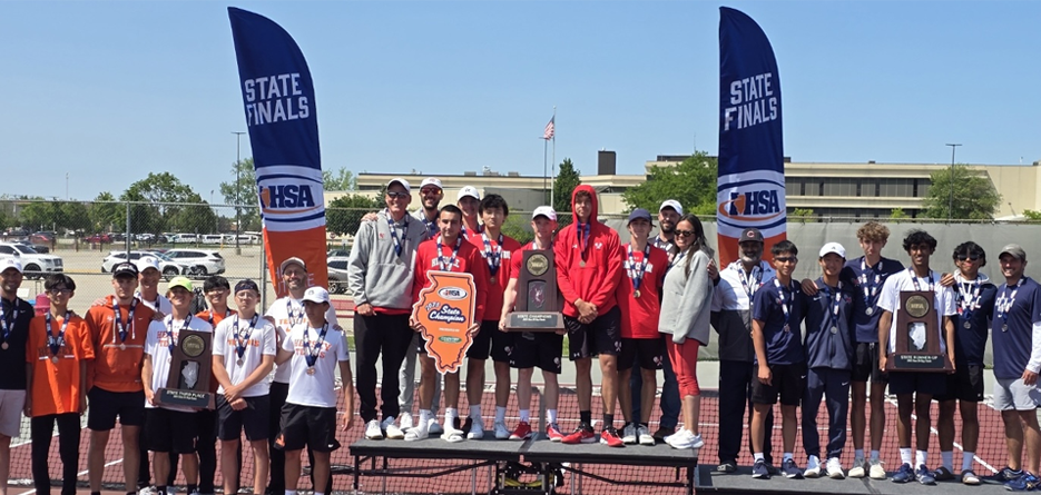 2025 IHSA Boys Tennis State Champions 2A - Hinsdale Central