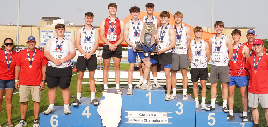 2025 IHSA Boys Track Field State Champions 1A - Morrison