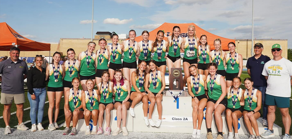 2025 IHSA Girls Track Field State Champions 2A - University High School