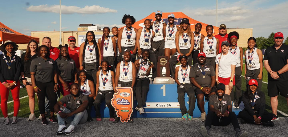 2025 IHSA Girls Track Field State Champions 3A - Homewood-Flossmoor High School