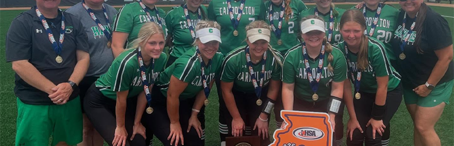 2025 IHSA Softball 1A State Champions - Carrollton