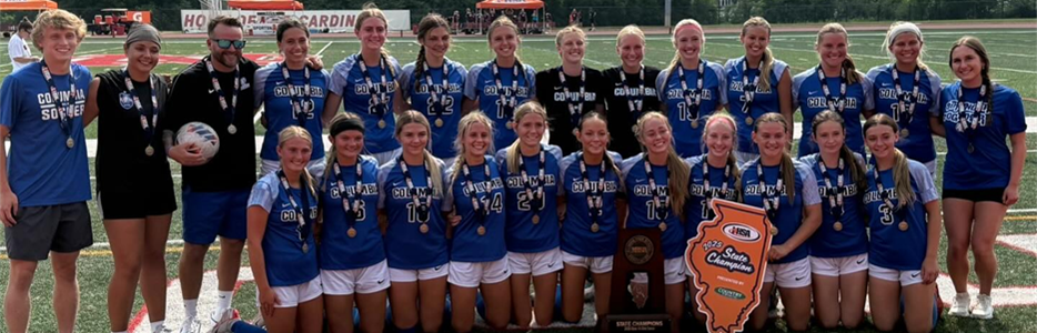 2025 IHSA Girls Soccer 1A State Champions - Columbia