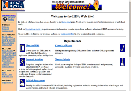 IHSA Homepage, Feb. 7, 1997