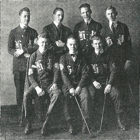 Hyde Park High School Cook County League Golf Champions of 1913