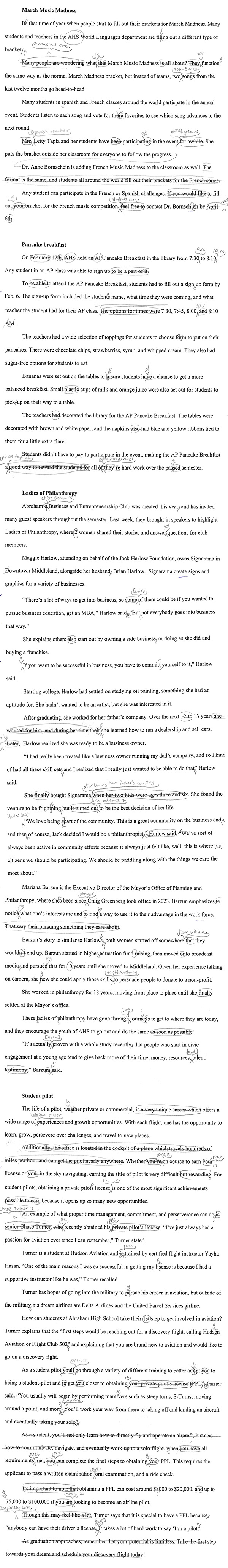 Copy Editing