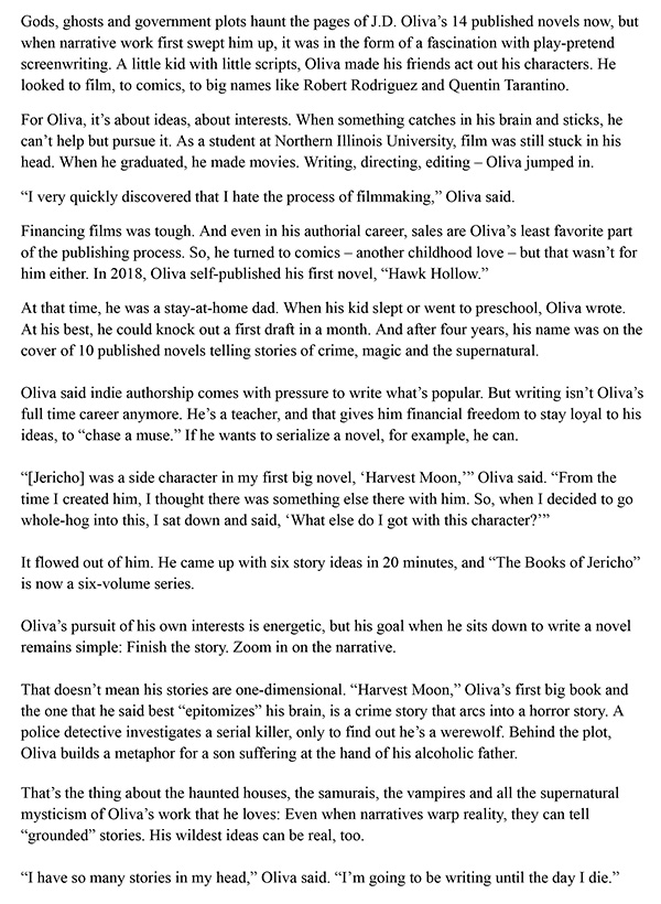 Feature Writing